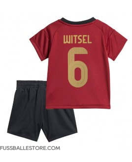 Günstige Belgien Axel Witsel #6 Heimtrikotsatz Kinder EM 2024 Kurzarm (+ Kurze Hosen)